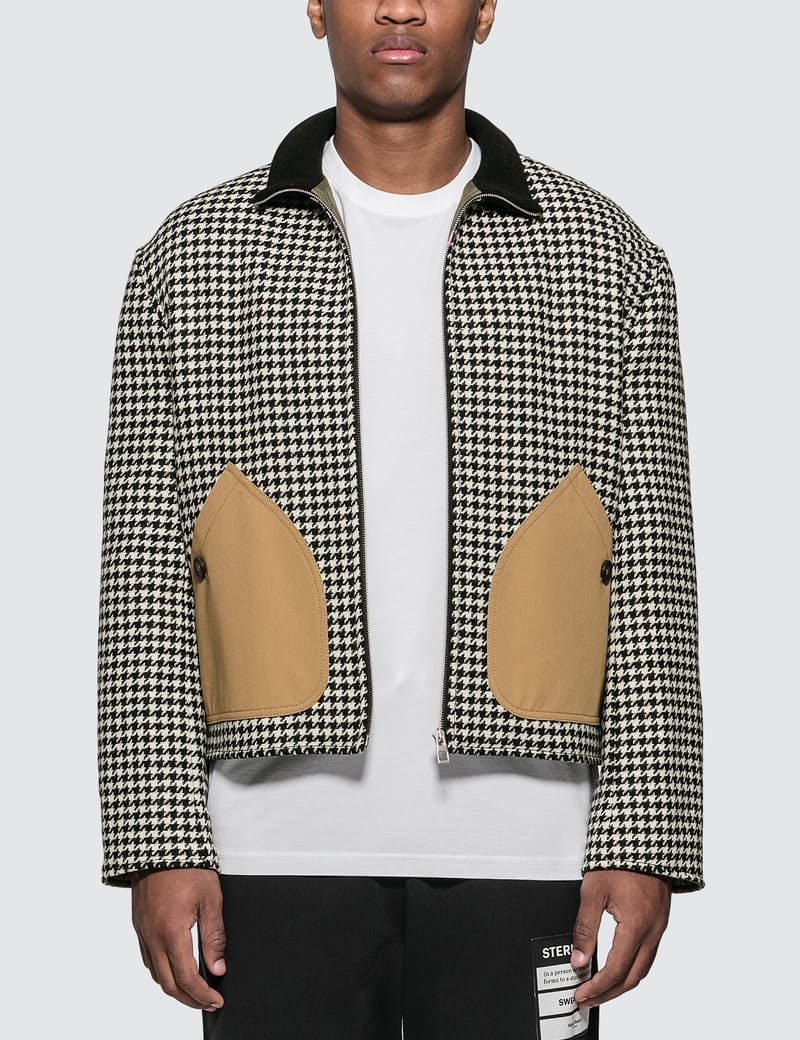 Loewe - Houndstooth Jacket Patch Pockets | HBX - Globally Curated