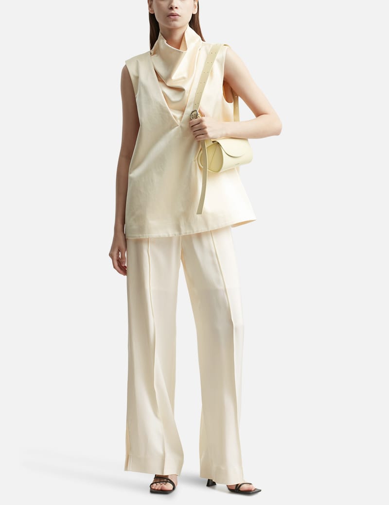 【Jil Sander】 High-riseワイドレッグパンツ Jil Sander - ワイド レッグ パンツ | HBX - ハイプビースト