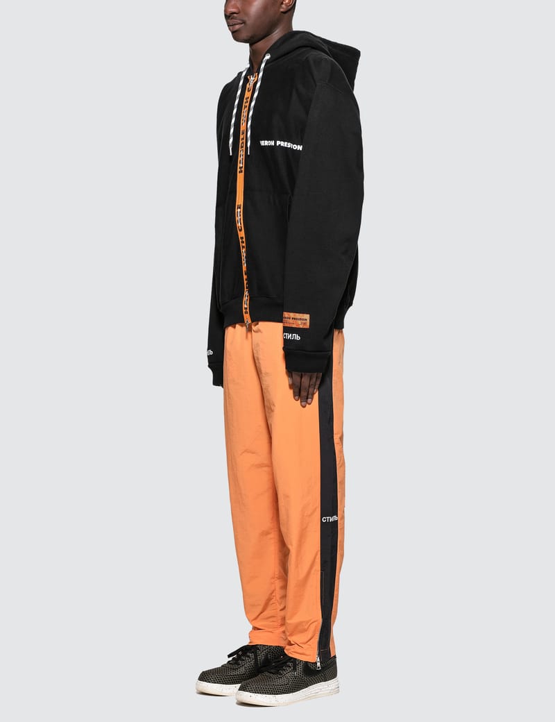 Heron Preston - Handle Zip Eggs. Hooded Sweatshirt | HBX