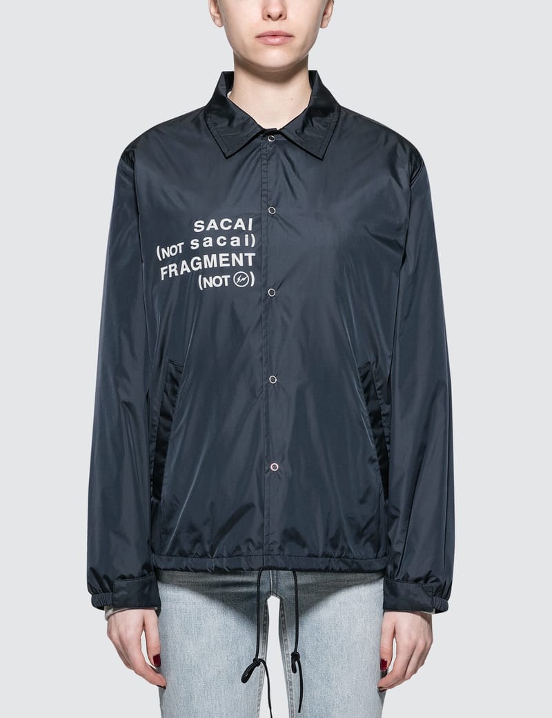 Sacai x Fragment Design - Sacai X Fragment Coach Jacket | HBX ...