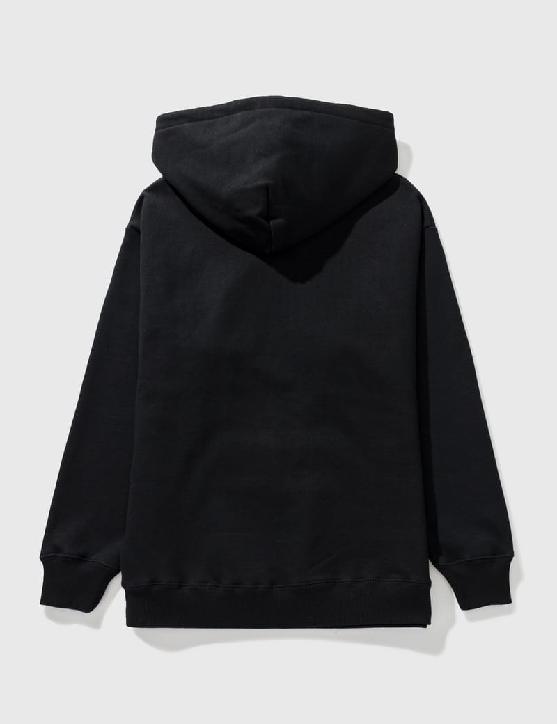 CR Selly THUMBS CUT HOODIE BLACK