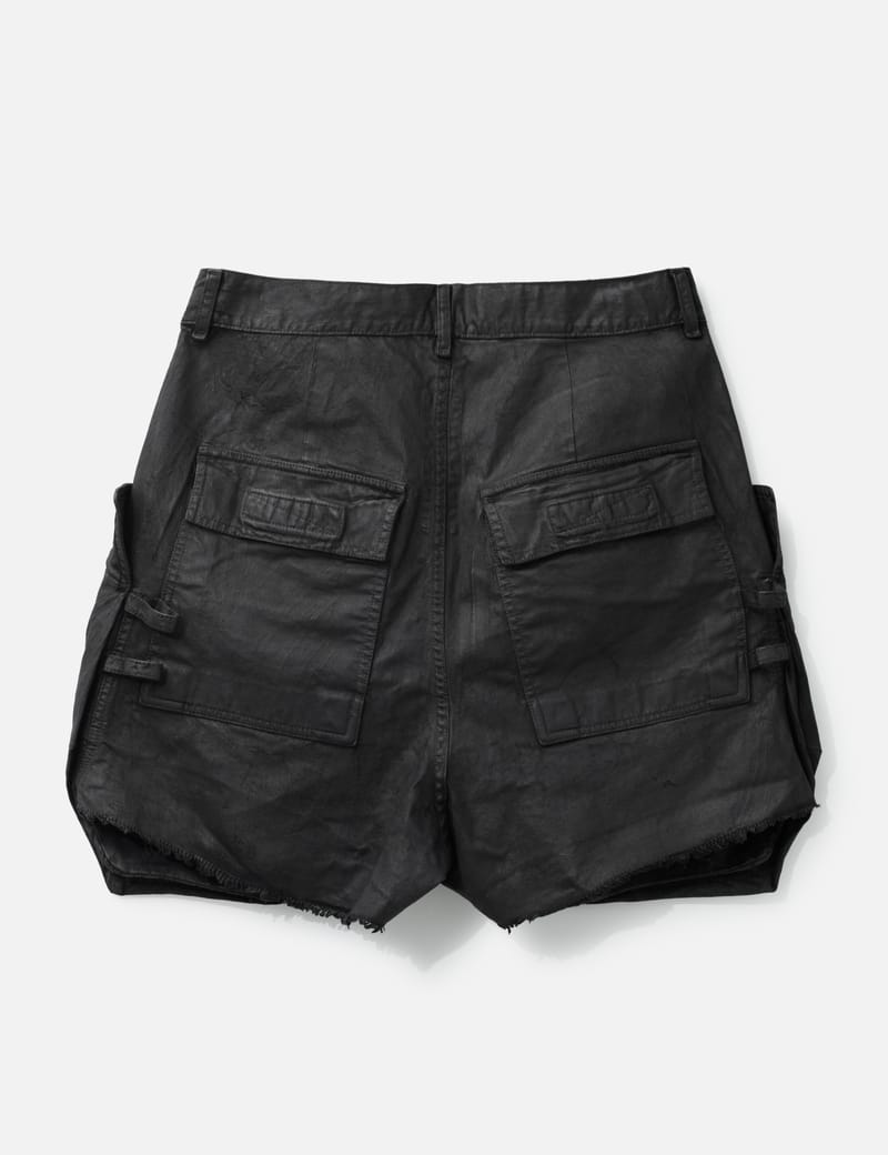 Rick Owens Drkshdw Stefan Cargo Shorts - コーティングコットンの