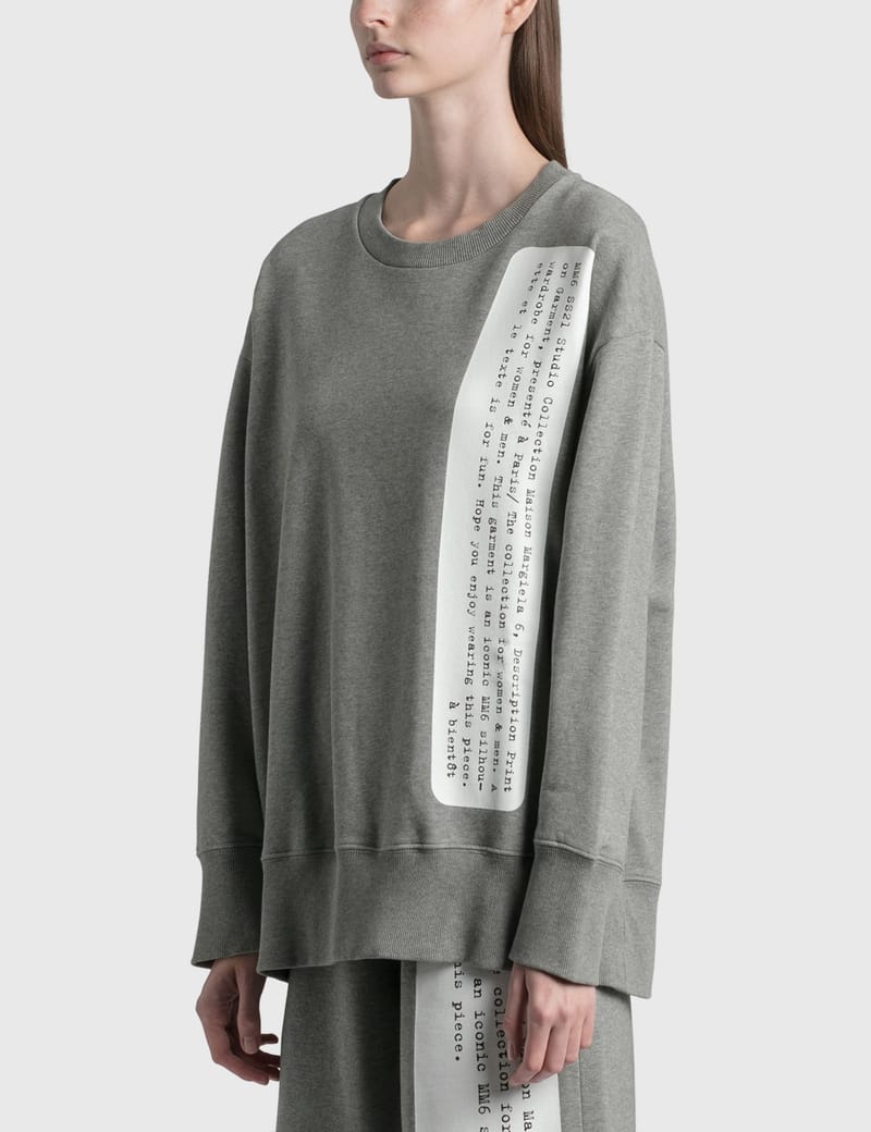 MM6 Maison Margiela - Archive Print Sweatshirt | HBX
