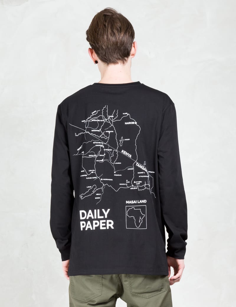 Daily Paper - 1930 Masaï Land L/S T-shirt | HBX - Globally Curated