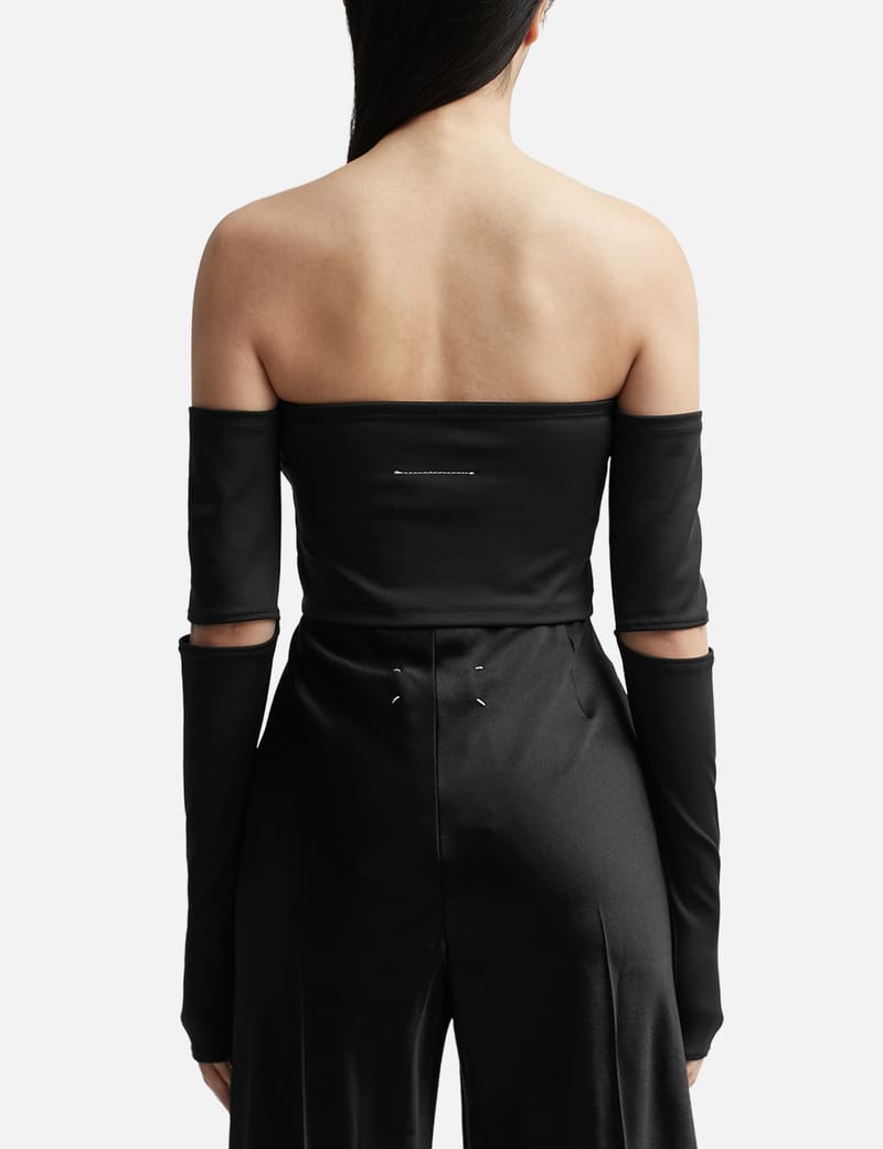 MM6 Maison Margiela - Off Shoulder Top | HBX - Globally