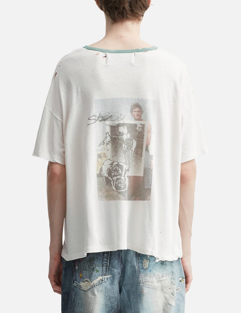 PALY Back To Life Ringer Tee - Vintage-washed, boxy cropped unisex
