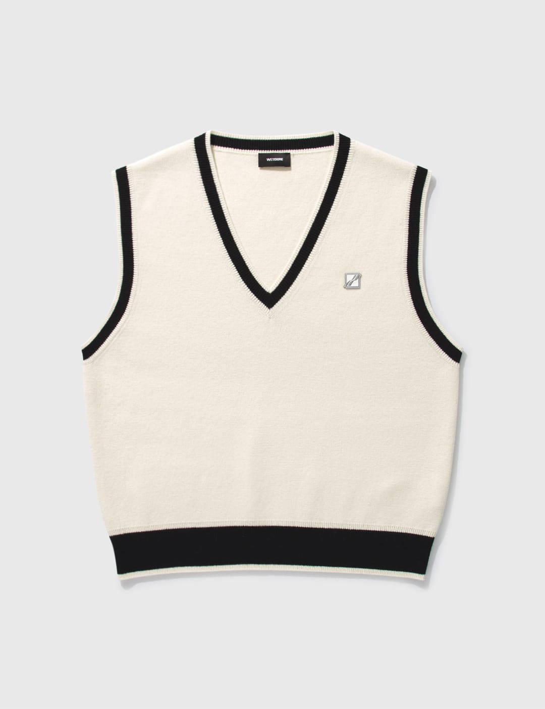 We11done - Logo Metal Detail Knit Vest | HBX - Globally Curated