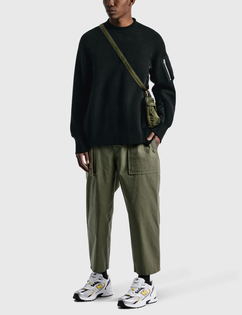 sacai Sponge Sweat MA-1 Pullover サイズ4 Sacai - Sponge Sweat X Ma-1 Pullover | HBX - Globally