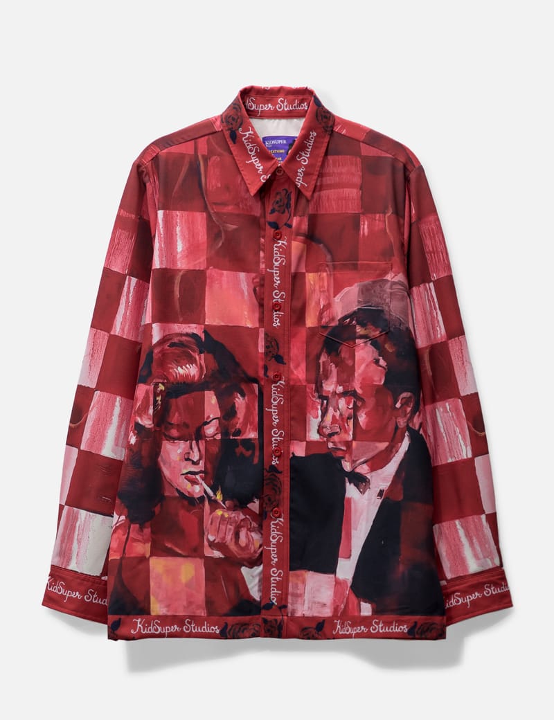 KidSuper - STRANGERS IN THE NIGHT BUTTON UP SHIRT | HBX - Globally