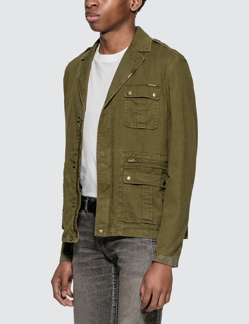 Saint Laurent - Saharienne Jacket In Cotton Gabardine | HBX