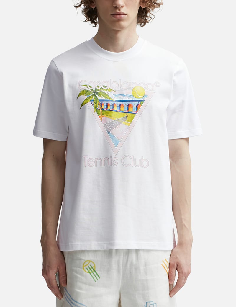 Casablanca - Tennis Club Icon T-Shirt | HBX - ハイプビースト