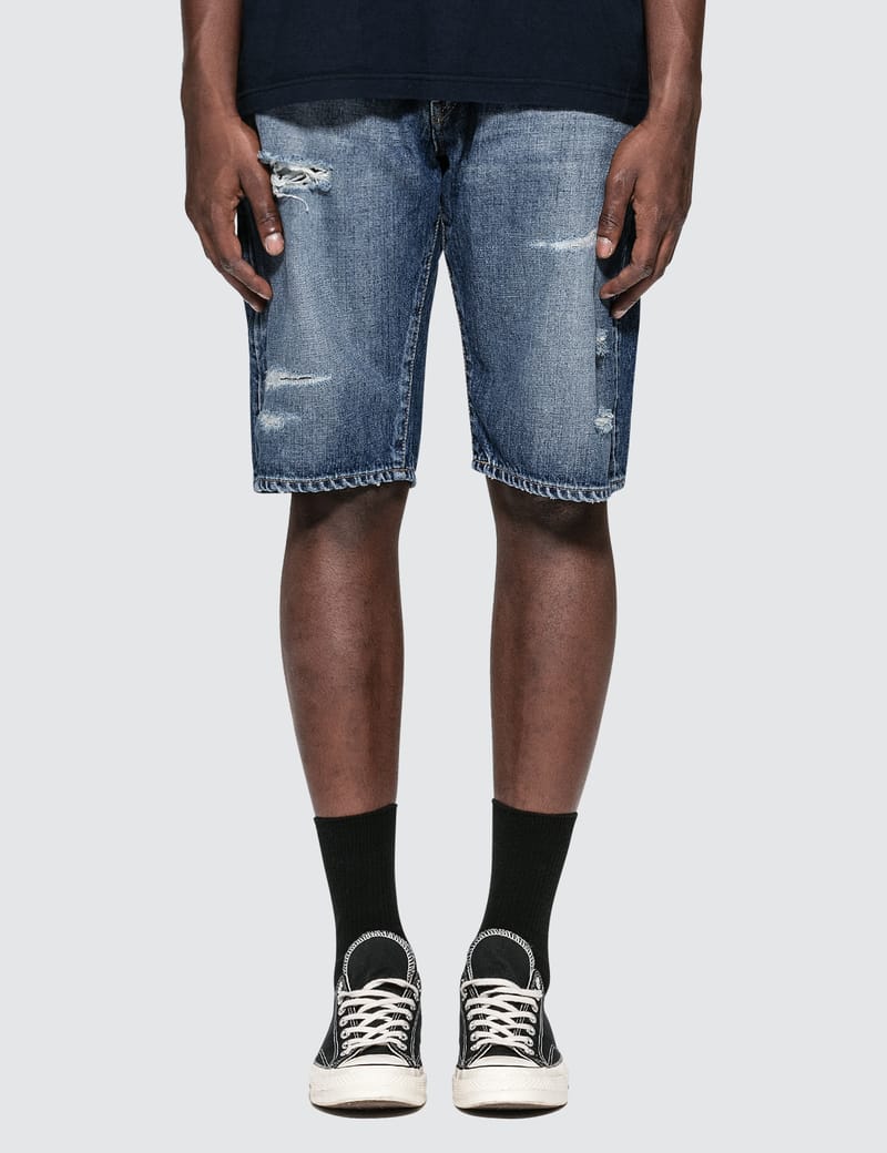 Denim By Vanquish & Fragment - Remake Denim Shorts | HBX