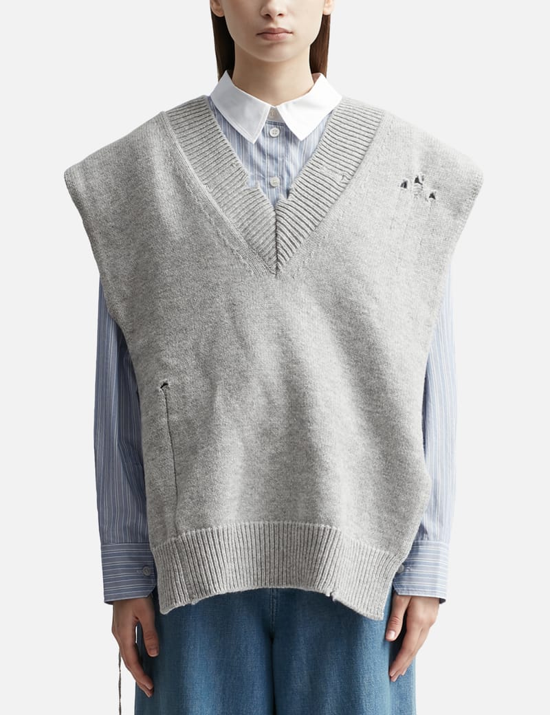 Maison Margiela - Knit VEST | HBX - Globally Curated Fashion and