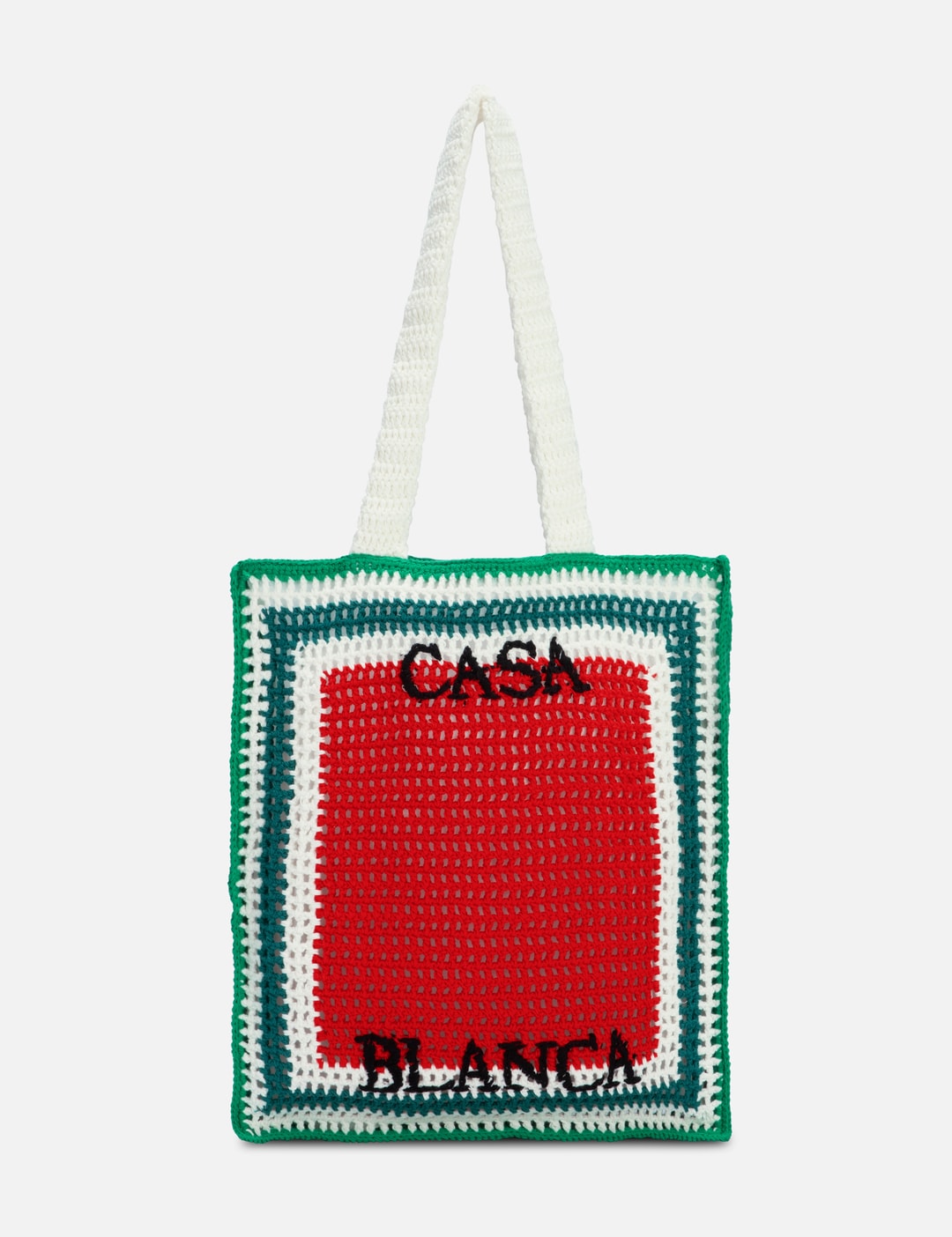 Casablanca - COTTON CROCHET BAG | HBX - 하입비스트가 엄선한 글로벌 패션&라이프스타일