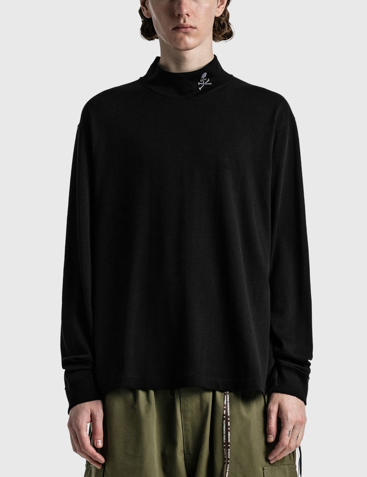 Mastermind World - Loopwheel High Neck Long Sleeve T-shirt | HBX ...