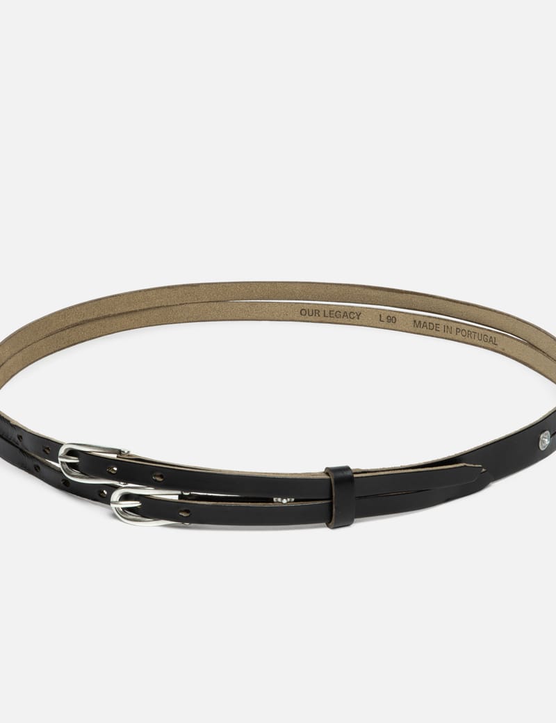 Our Legacy - Studded Double Tongue Belt | HBX