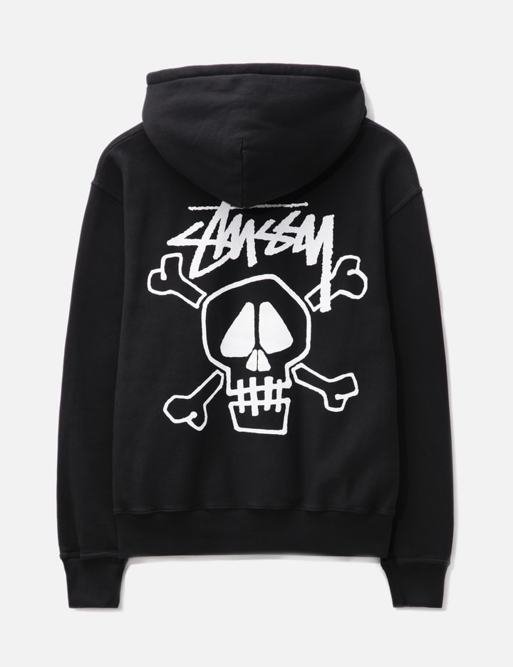 Stüssy - Skull and Bones Pigment Dyed Hoodie | HBX - Globally Curated ...