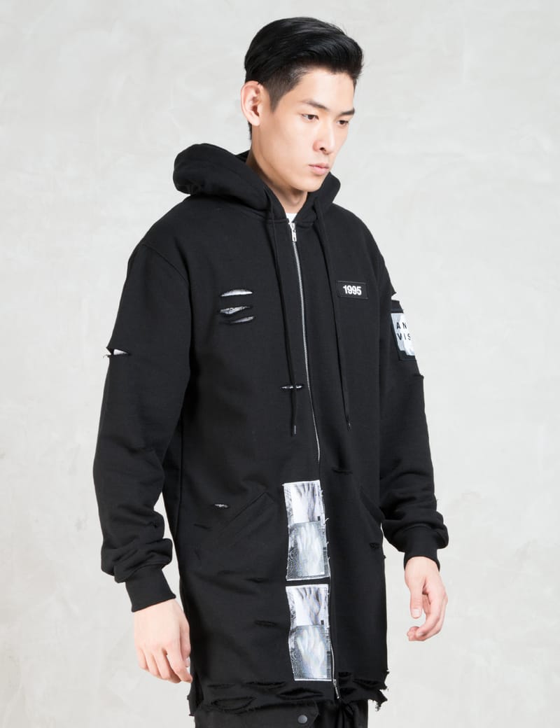 Misbhv - Black Osaka Zipped Long Hoodie | HBX
