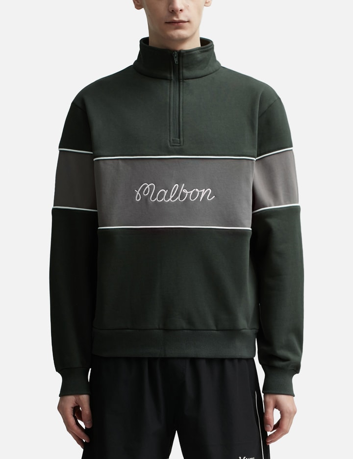 Malbon Golf Women Anais Quarter Zip Knit Sweater