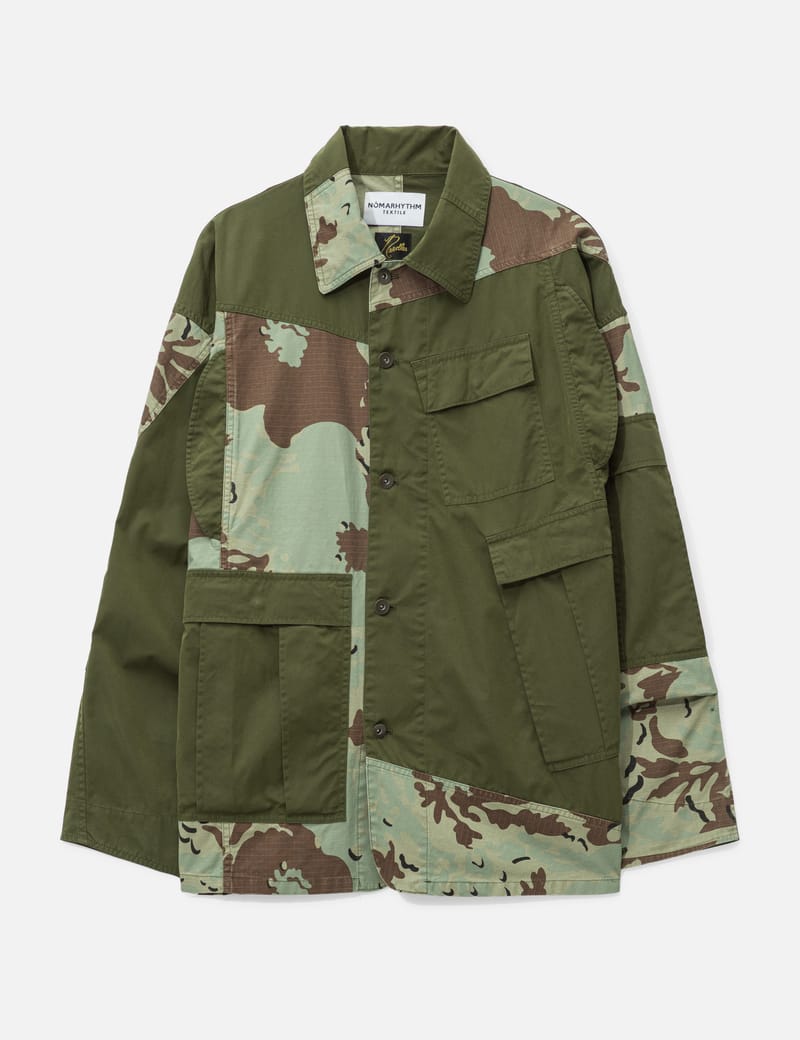 Needles - Zipped W.U. Pant - Micro Fur / Papillon Camo | HBX