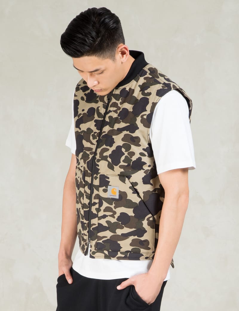 Camo carhartt shop vest