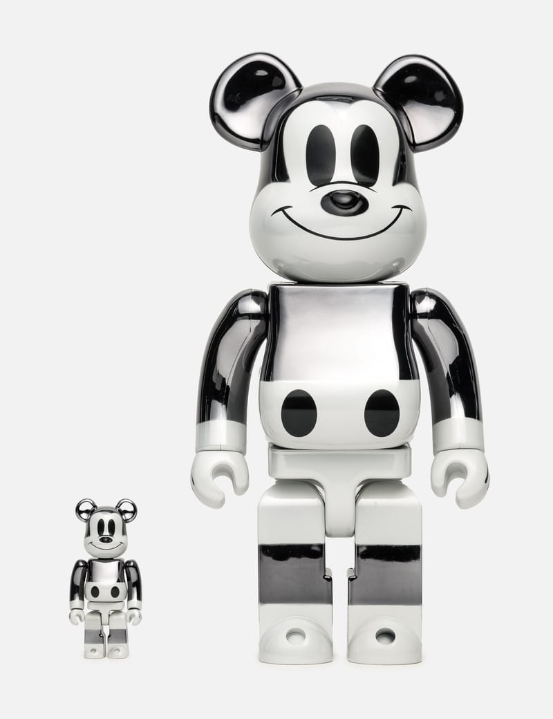 その他 MEDICOM TOY - BE@RBRICK fragmentdesign MICKEY 90 YEARS BE@RBRICK Medicom x Fragment Mickey Mouse 90th Ann