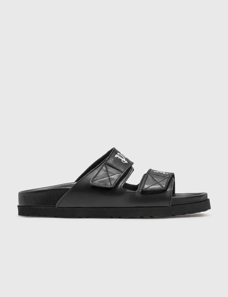 PALM ANGELS フェイクファー スエード サンダル Palm Angels - Palm Angels Sandal | HBX - Globally Curated