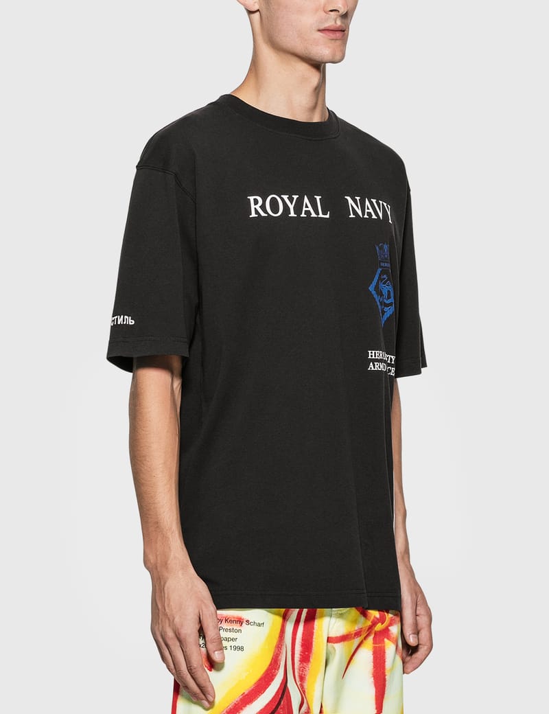 【HERON PRESTON】ロゴ モンスター スウェットシャツ【送関込】 HERON PRESTON Fw22 Flaming Skull Long-Sleeve T-shirt 'Black