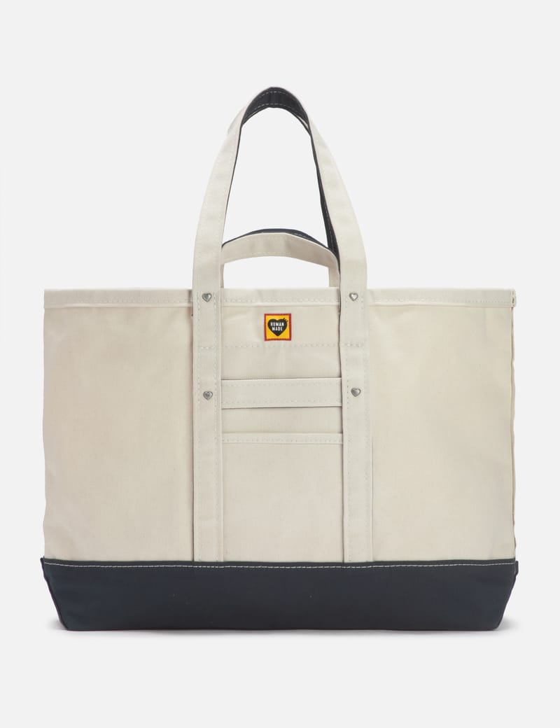 Human Made - HEAVY CANVAS TOTE LARGE | HBX - Globally Curated