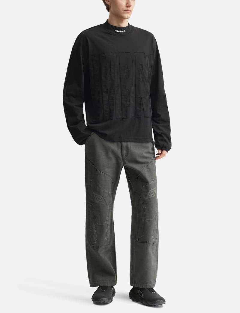 Umbro Umbro x Slam Jam Acuto Mock Long Sleeve T-Shirt - Boxy