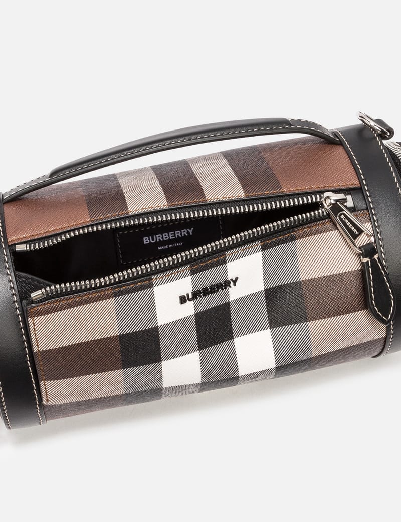 Burberry - Check and Leather Sound Bag | HBX - Globally Burberry - Check and Leather Sound Bag | HBX - Globally