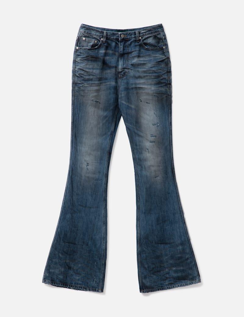 メルヴィンス FLARE JEANS BLACK ジーンズ S3111 B119 Flare Denim - Black | Parallel