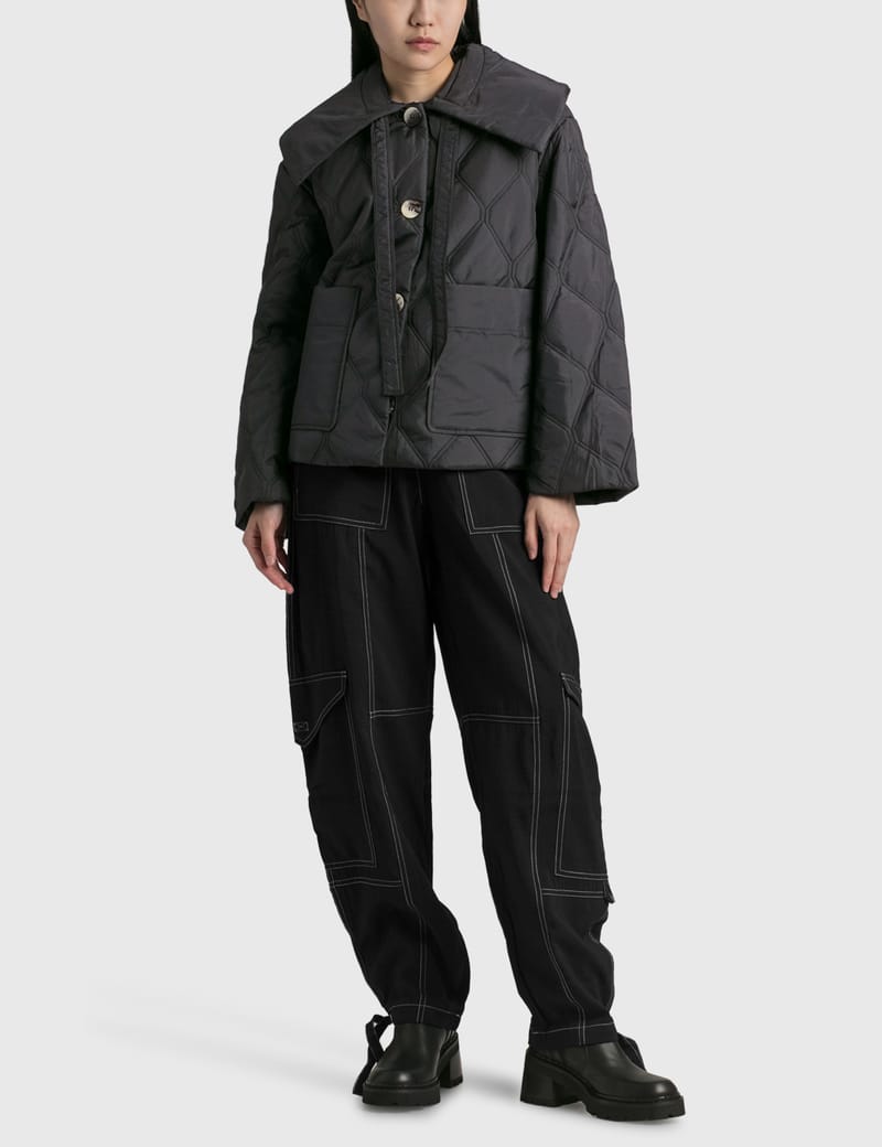 Ganni - Ripstop Quilt Jacket | HBX - Globally Curated Fashion and