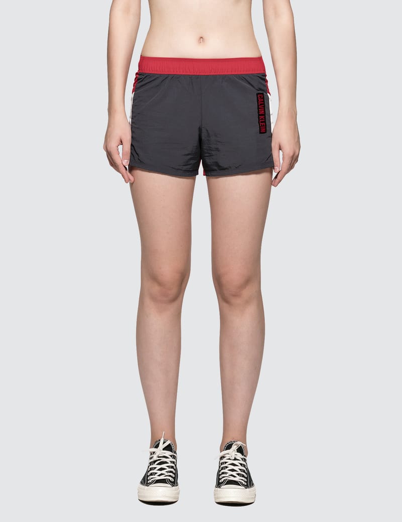 Calvin klein best sale women's running shorts