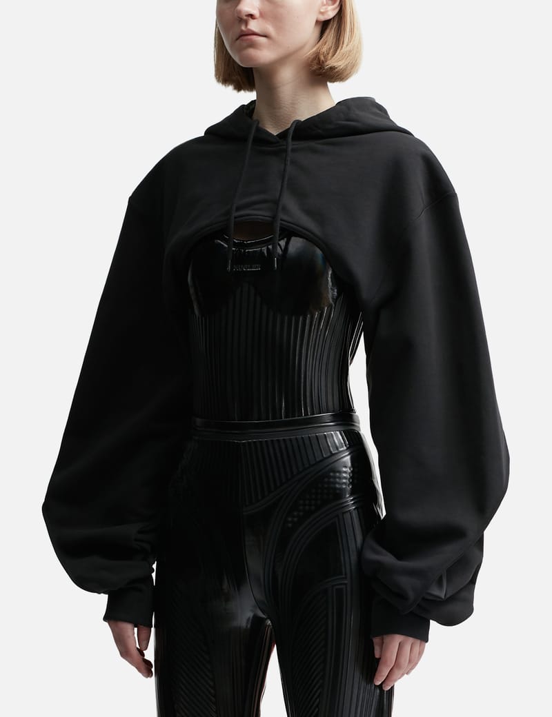 Mugler - Cropped Hoodie | HBX
