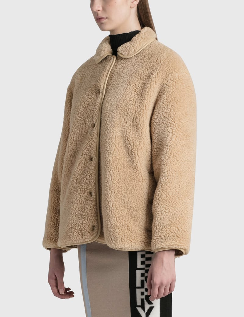 Burberry - Wool Cashmere Blend Fleece Jacket | HBX - Globally