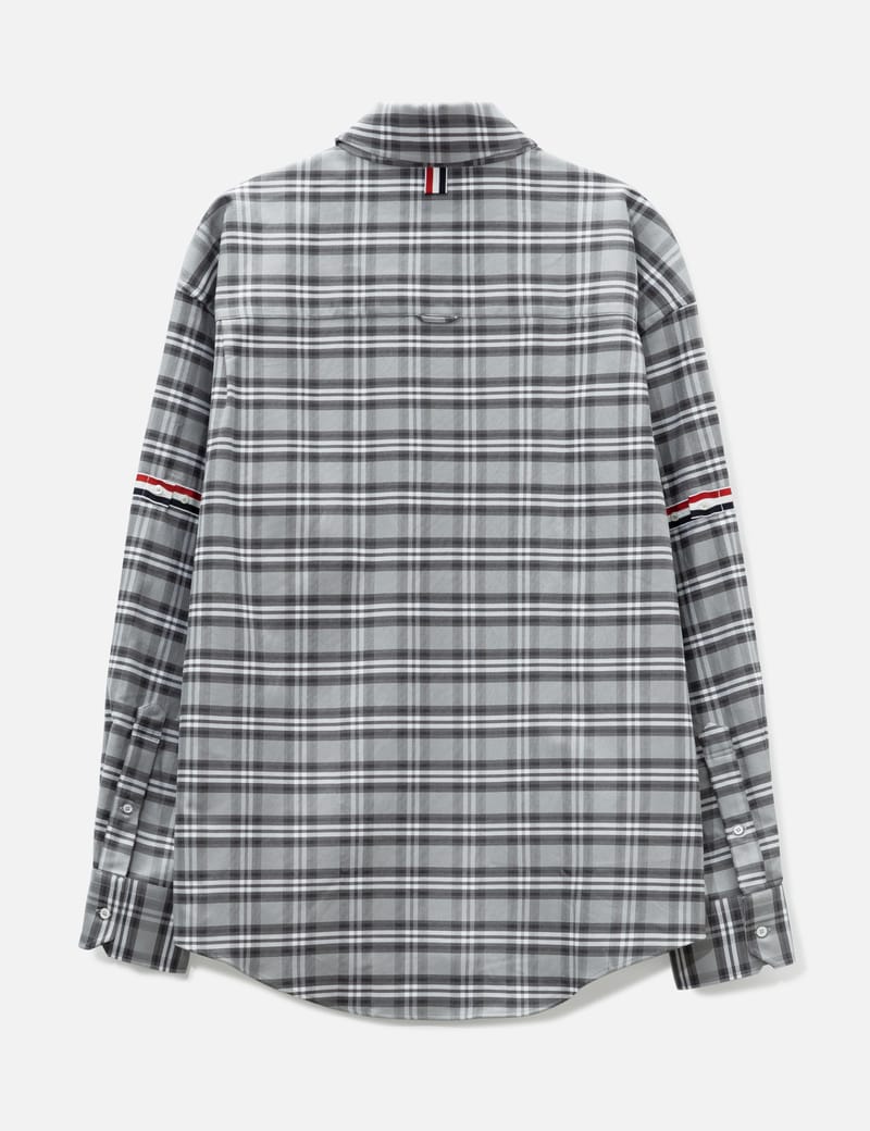 THOM BROWNE トム ブラウン 長袖シャツ チェック柄 ブルー系 0