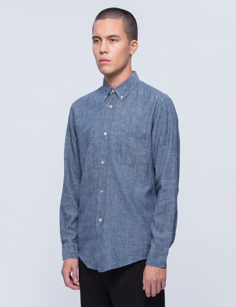 Our Legacy - 1940's Chambray L/S Shirt | HBX - Globally Curated