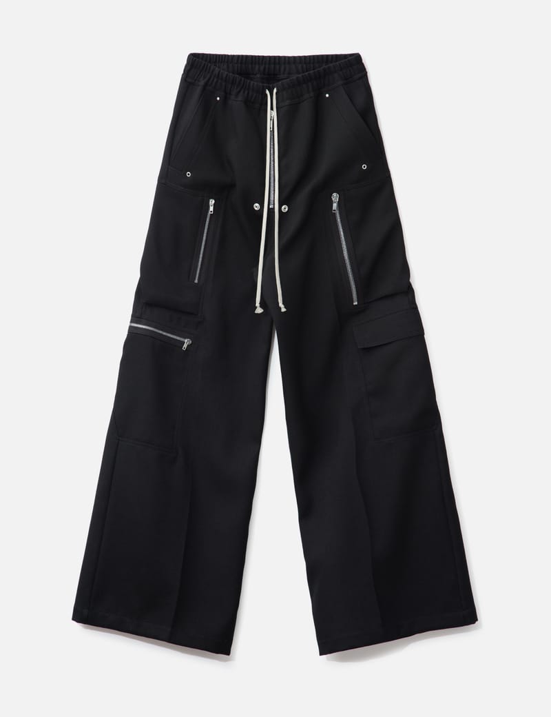 【Rick Owens】ブラック Hollywood Cargobelas カーゴパンツ リックオウエンス - HOLLYWOOD CARGOBELAS PANTS | HBX - ハイプ