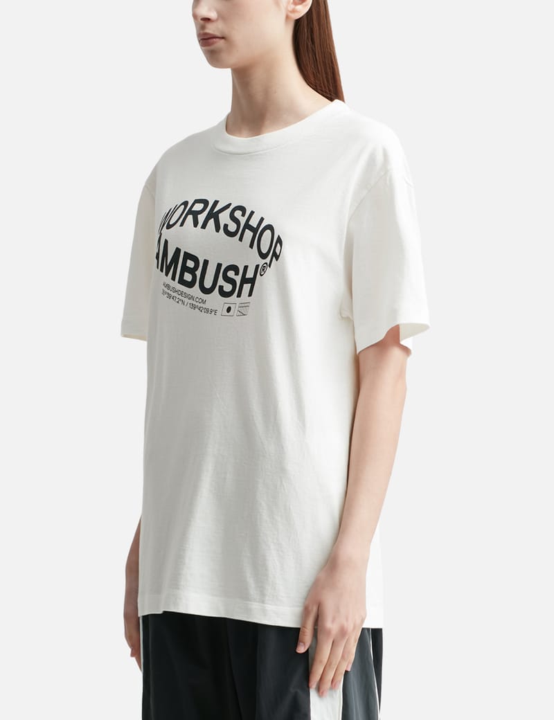 AMBUSH® - REVOLVE AMBUSH LOGO T-SHIRT | HBX - Globally Curated