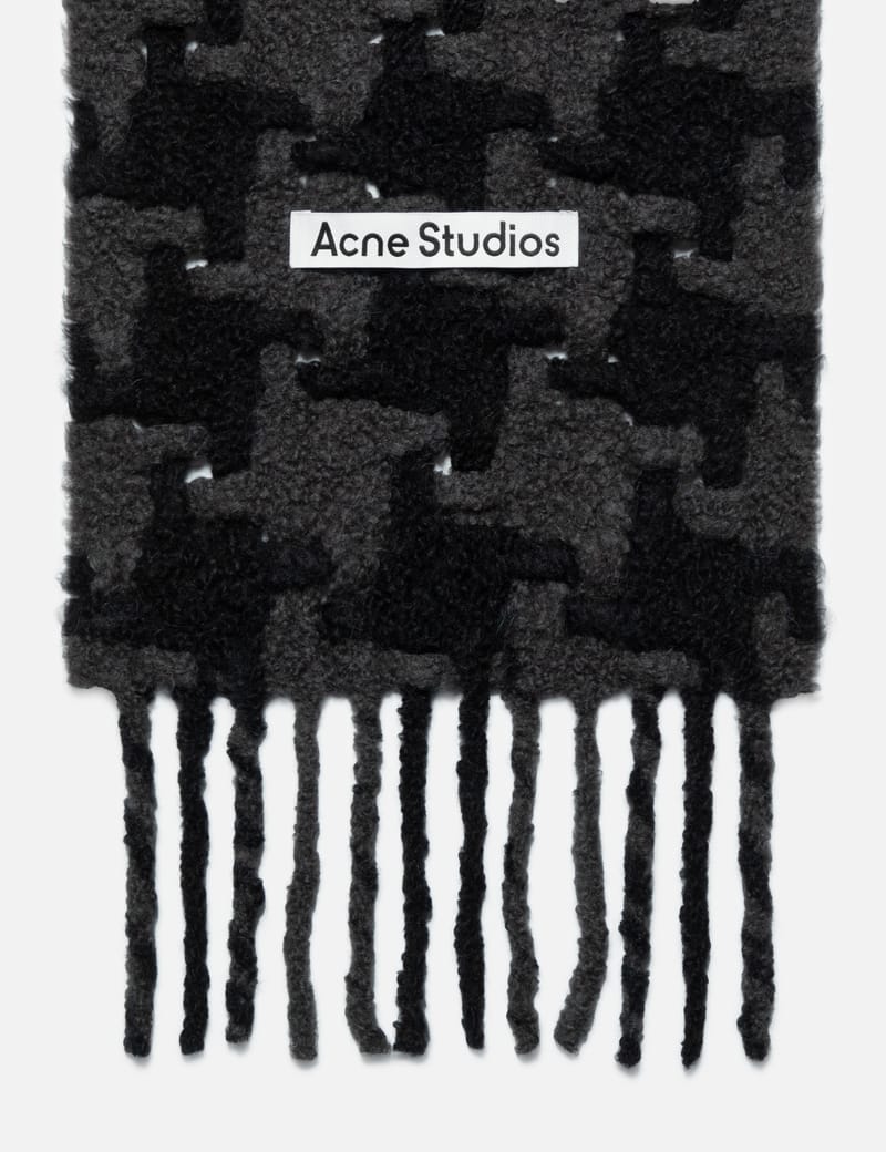 Acne Studios - Houndstooth Scarf | HBX - Globally Curated Acne Studios - Houndstooth Scarf | HBX - Globally Curated