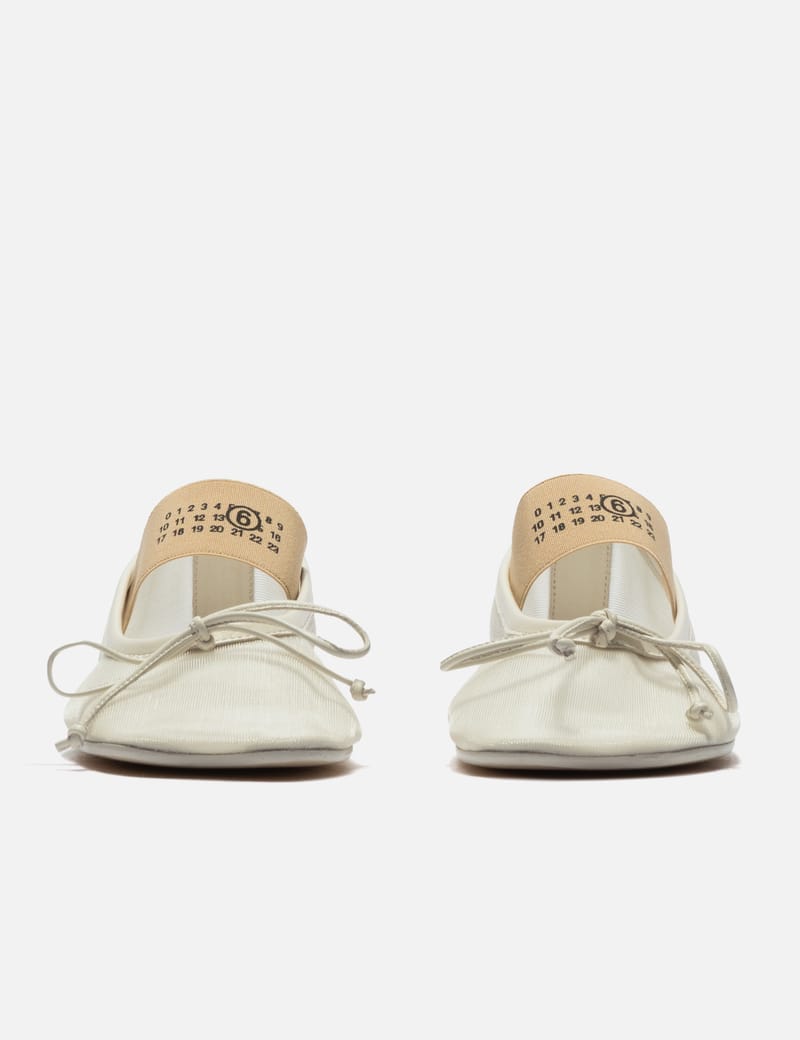 MM6 Maison Margiela - Anatomic Numeric Ballerinas | HBX