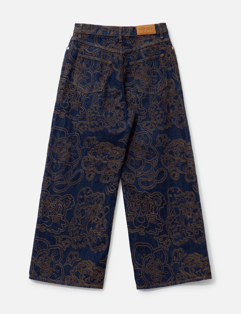 デニム・ジーパン Kenzo Bleach Dirty Ayme Wide Jean KENZO Wide-leg jeans for Women | Online Sale up to 75% off