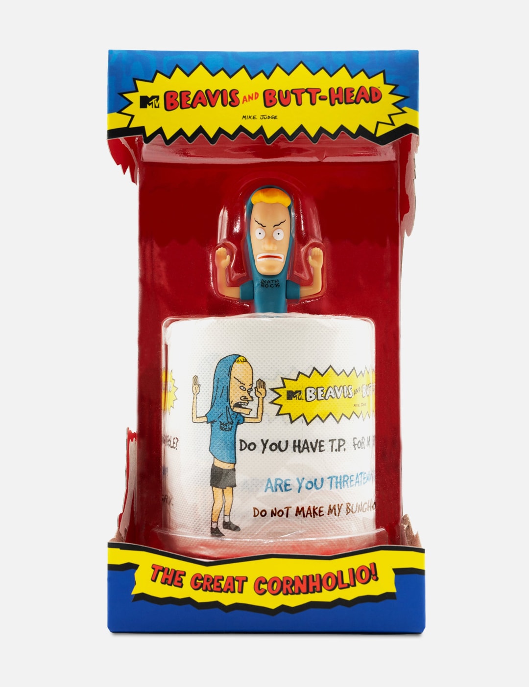 Super 7 Beavis & Butthead ReAction W1 Cornholio Box Set With TP