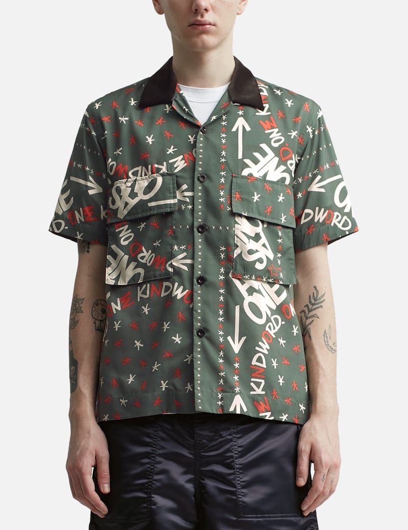 Sacai - Sacai x Eric Haze Graphic Shirt | HBX - Globally Curated