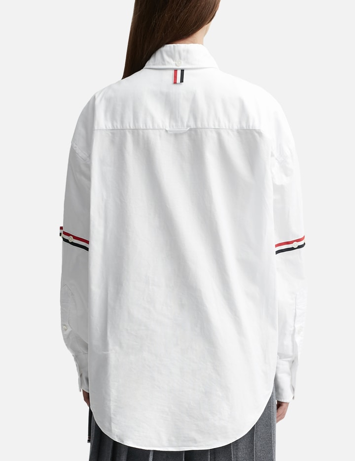 Thom Browne easy-fit point collar shirt main image 0