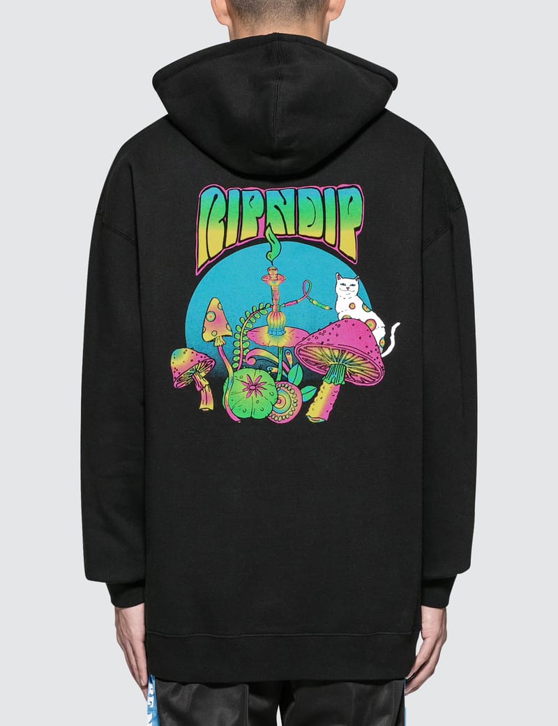 RIPNDIP - Psychedelic Pull Over Hoodie | HBX