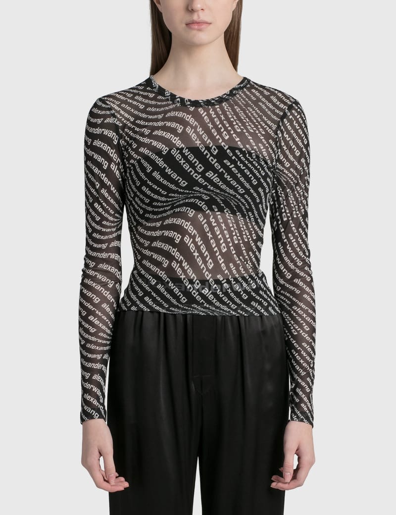 T By Alexander Wang - Long Sleeve Top | HBX - Globally Curated