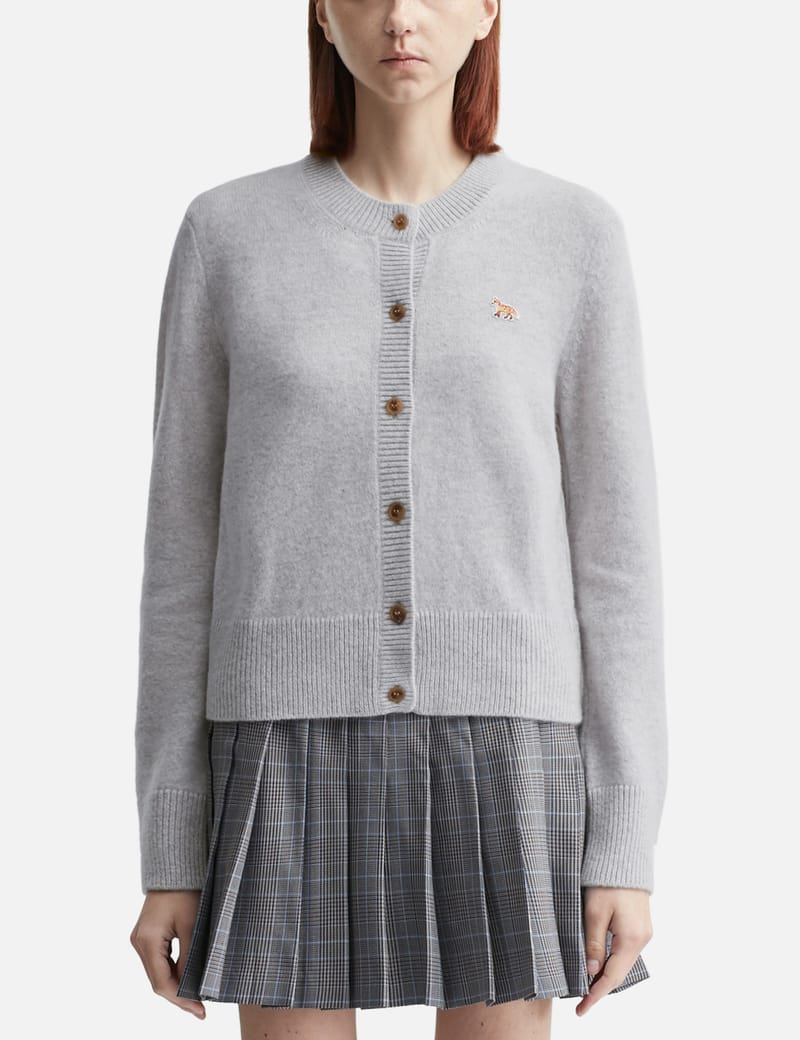 Maison Kitsuné Baby Fox Lambswool Fitted Cardigan - 軽やかな