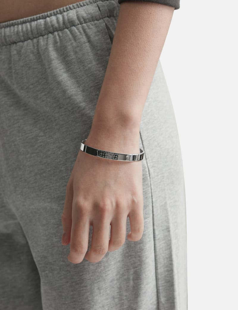 MM6 Numeric Minimal Signature ブレスレット MM6 Maison Margiela Numeric Minimal Signature Cuff Bracelet